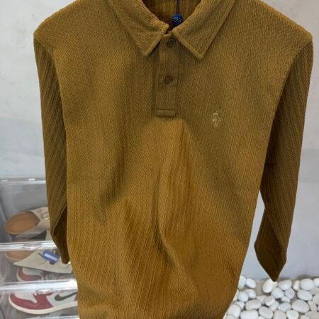 Ralp_h Lauren Full Sleeves Textured Polo 1055