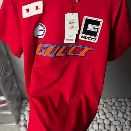 Gucc_i Premium Logo Patch T-Shirt 1297