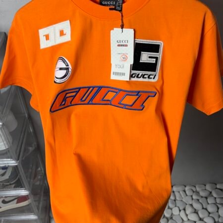 Gucc_i Premium Logo Patch T-Shirt 1301