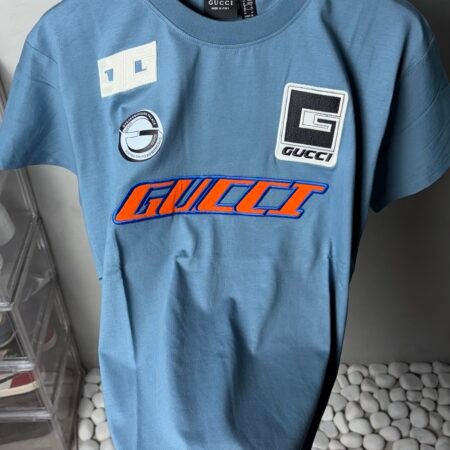 Gucc_I Premium Patch Logo T-Shirt 1298