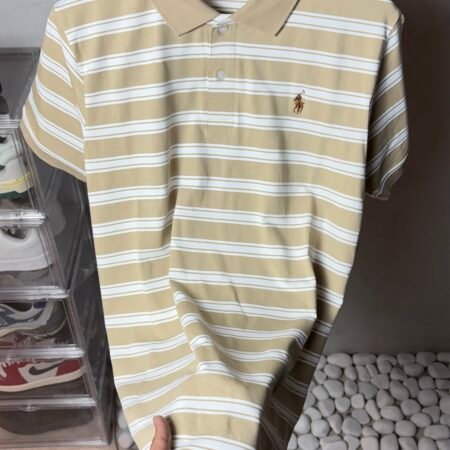 Ralp_h Laure_n Premium Striped Polo T-Shirt with OG Packaging 1348