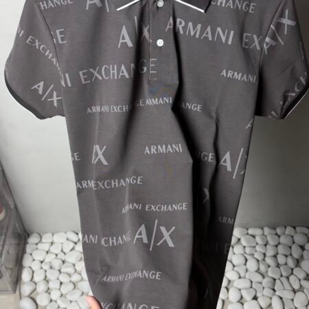 Arman_i Exchange All Over Logo Polo T-Shirt with OG Packaging T-Shirt 1371