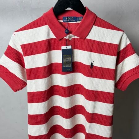 Ralp_h Laure_n Premium Knig Striped Polo T-Shirt 1468