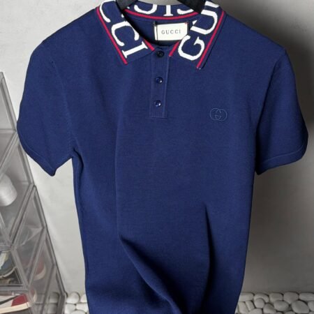 Gucc_i Premium Imported Knit Polo T-Shirt 1566