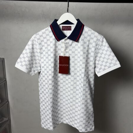 Gucc_i Premium Monogram Polo T-Shirt 1748