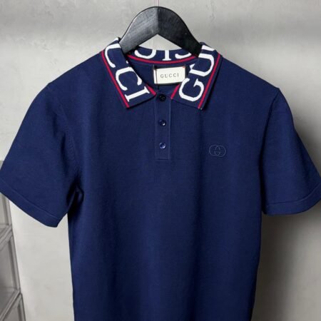 Gucc_i Premium Imported Knit Polo T-Shirt 1566