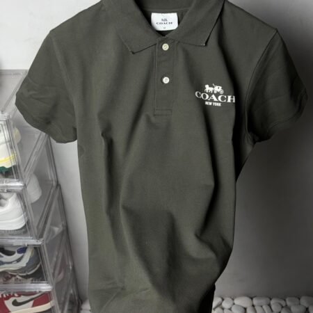 Coa_ch Premium Polo T shirt with OG box packaging 1814