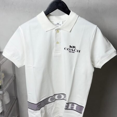 Coa_ch Premium Polo T shirt with OG box packaging 1818