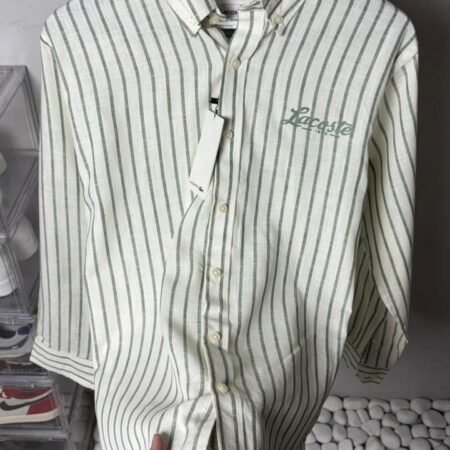 Lacost_e Premium Linen Striped Shirt1988
