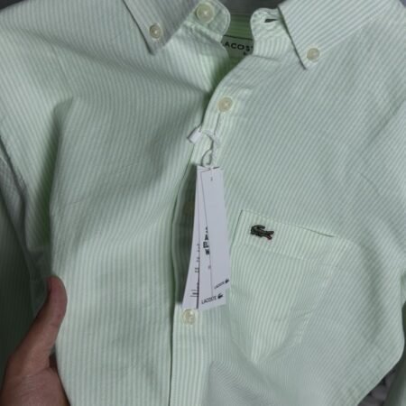 Lacost_e Premium Linen Striped Shirt 1994
