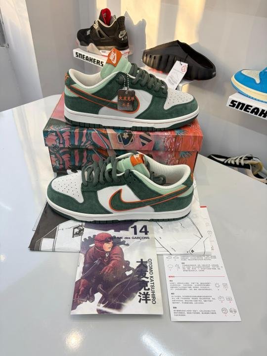 Sb Dunk low Otomo katsuhiro steamboy Green 102 - Image 3