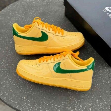 Air Force 1 Low Patent Topaz GoldPine Green 1200