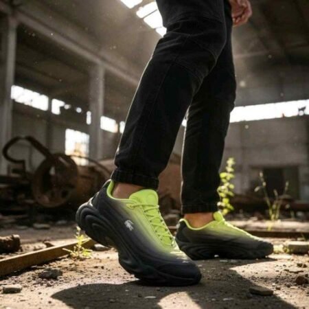 lacostteee Spinor 225 Dark Green Light Green sneakers