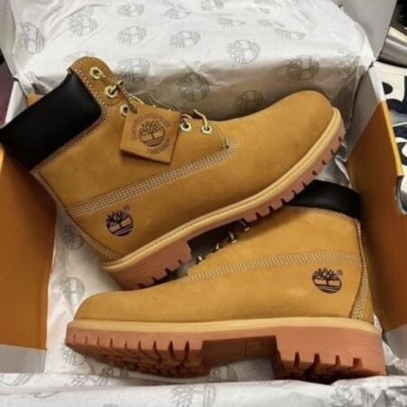 TIMBERLAND LONG BOOT WHEAT BROWN TAN PREMIUM