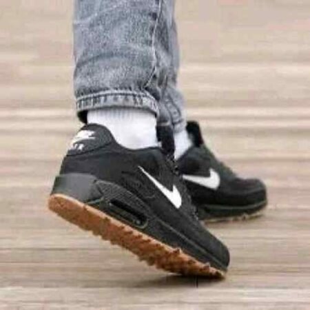 Nikee AirMax 90 Black Gum Shoes 158