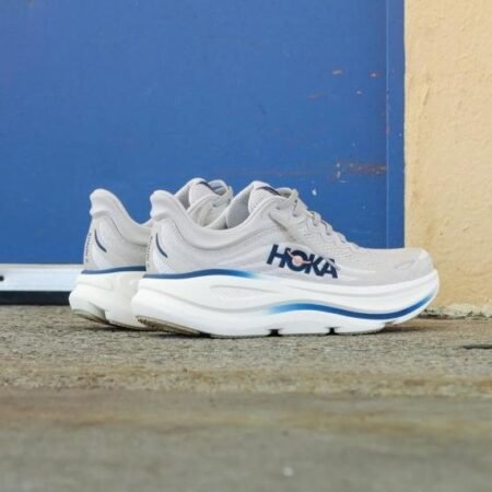 HOKA Bondi 9 Mens Shoes Stucco Grout
