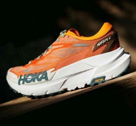 Hoka Mafate X Trail Running Feldspar Mountain Fog