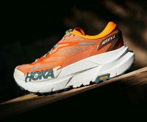 Hoka Mafate X Trail Running Feldspar Mountain Fog